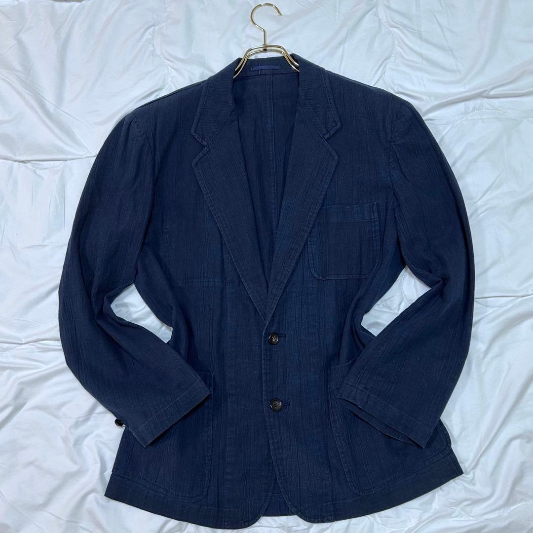 希少 COMME des GARCONS HOMME 藍染めテーラードジャケット