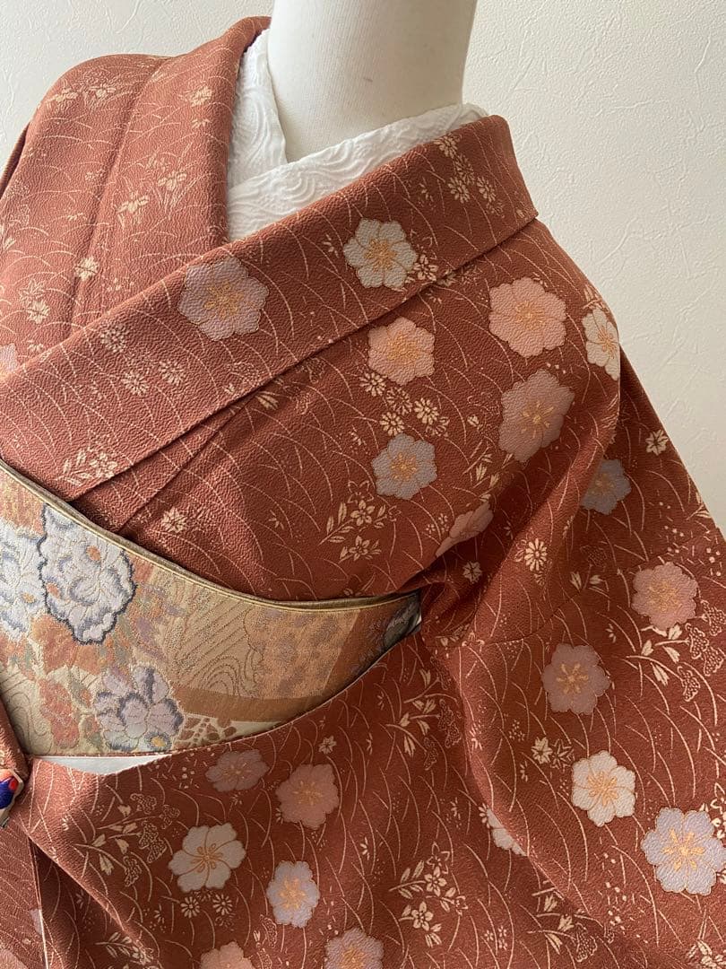 【BayKazzy様】落ち着いた雰囲気の付け下げ訪問着　正絹　袷