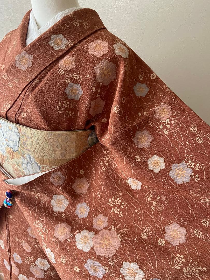 【BayKazzy様】落ち着いた雰囲気の付け下げ訪問着　正絹　袷