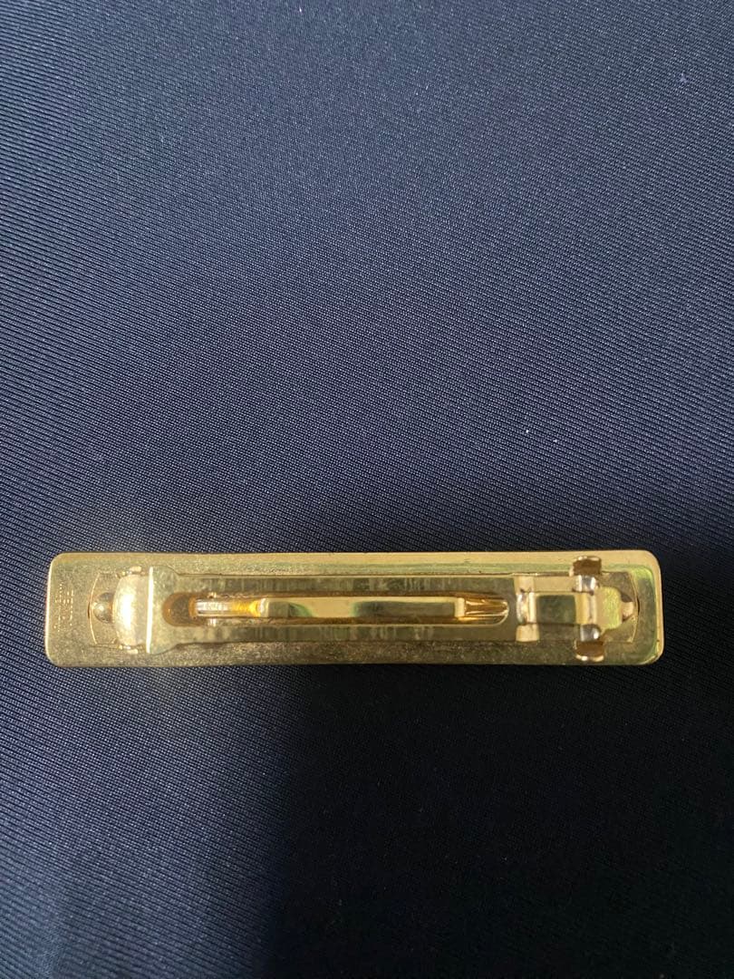 最終値下げ　FENDI FFヘアクリップ　ヘアバレッタ　ゴールド