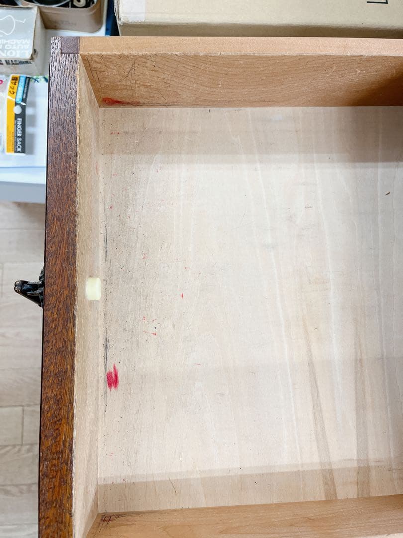 クラシック文机 6引き出し