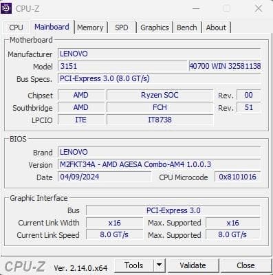 ミニPC Lenovo tiny m75q-1 (Ryzen 5 Pro 2400GE)