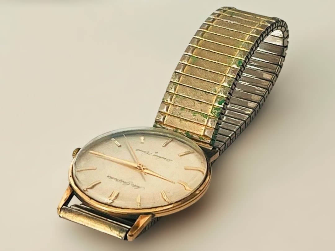 ◆SEIKO セイコー ゴールドフェザー 14K 腕時計 手巻き式 稼働品