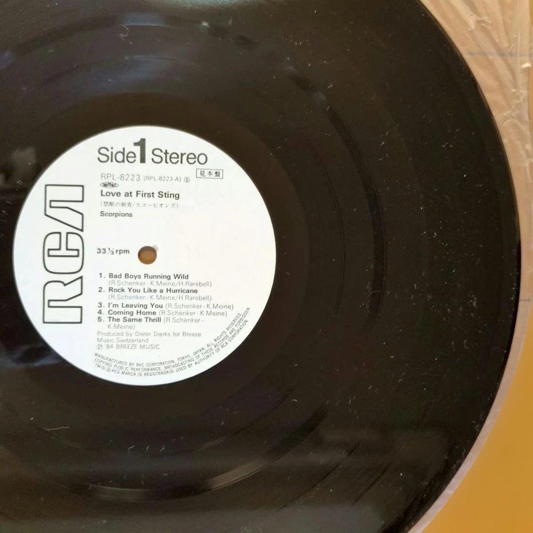 スコーピオンズ／禁断の刺青【見本盤】レコード