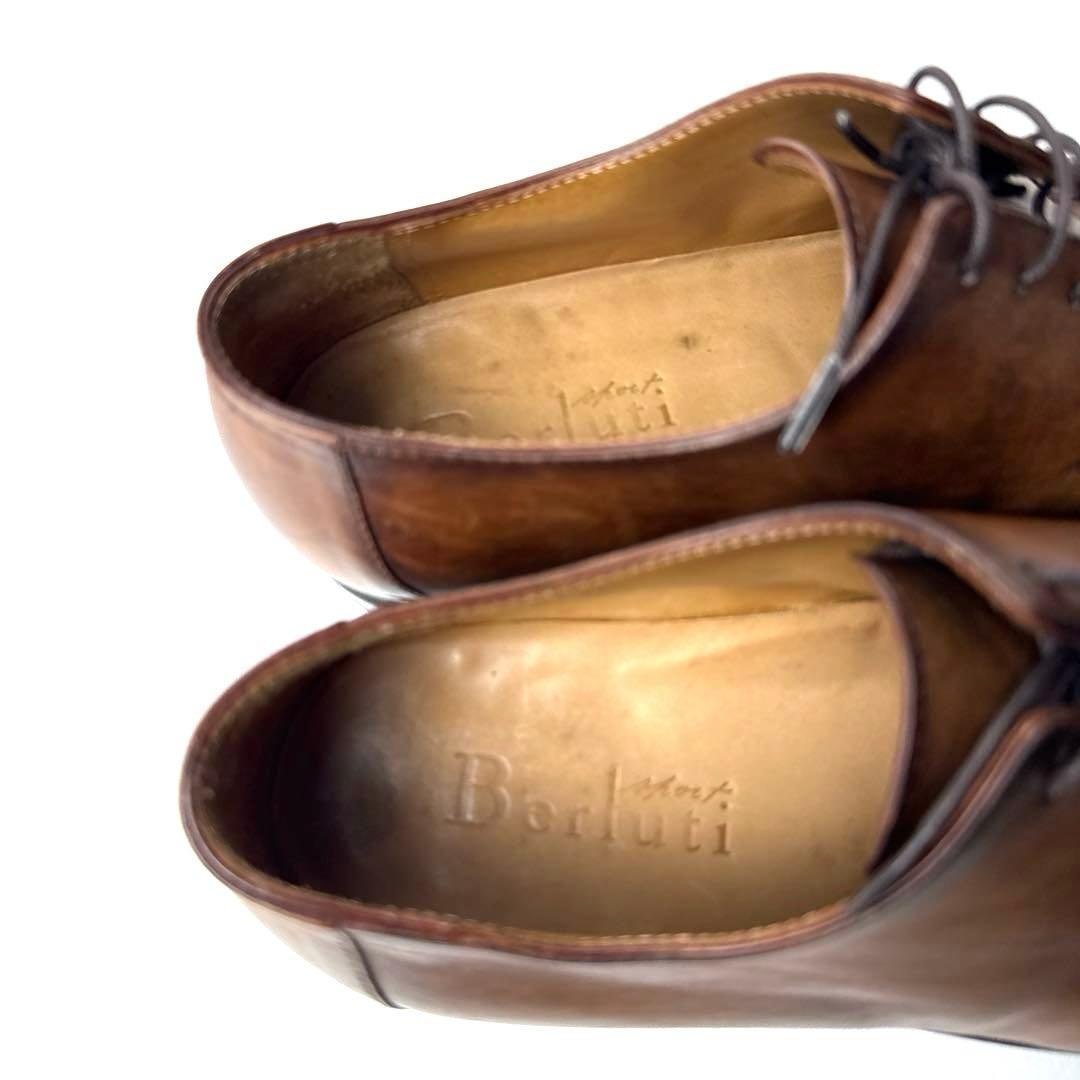 【美品】Berluti エプロンフロントダービー　7 1/2