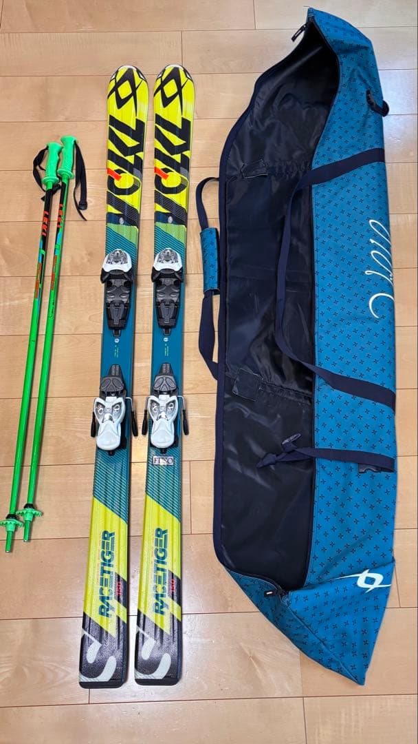 VOLKLRACETIGER SLスキー板150cm 4点セット