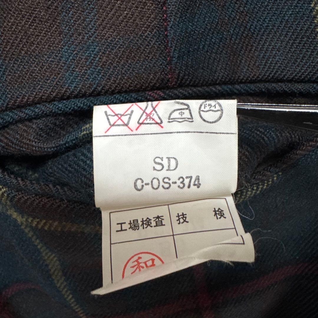 90's ポロバイラルフローレン 2タック ストレートパンツ タータンチェック