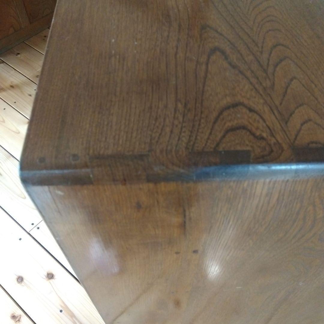 食器棚 レトロガラス戸棚 古家具 収納棚