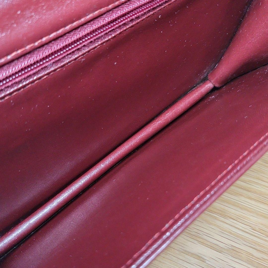 【レア】Cartier カルティエ セカンドバッグ クラッチバッグ ボルドー