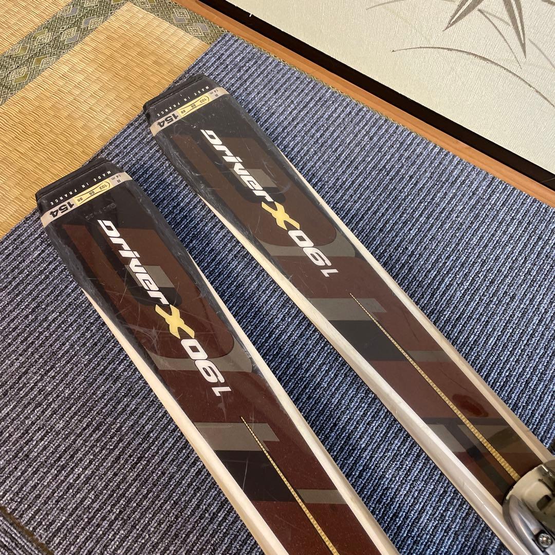 スキー板154センチ　スキーブーツ25-25.5 スキーセット　スキー板155