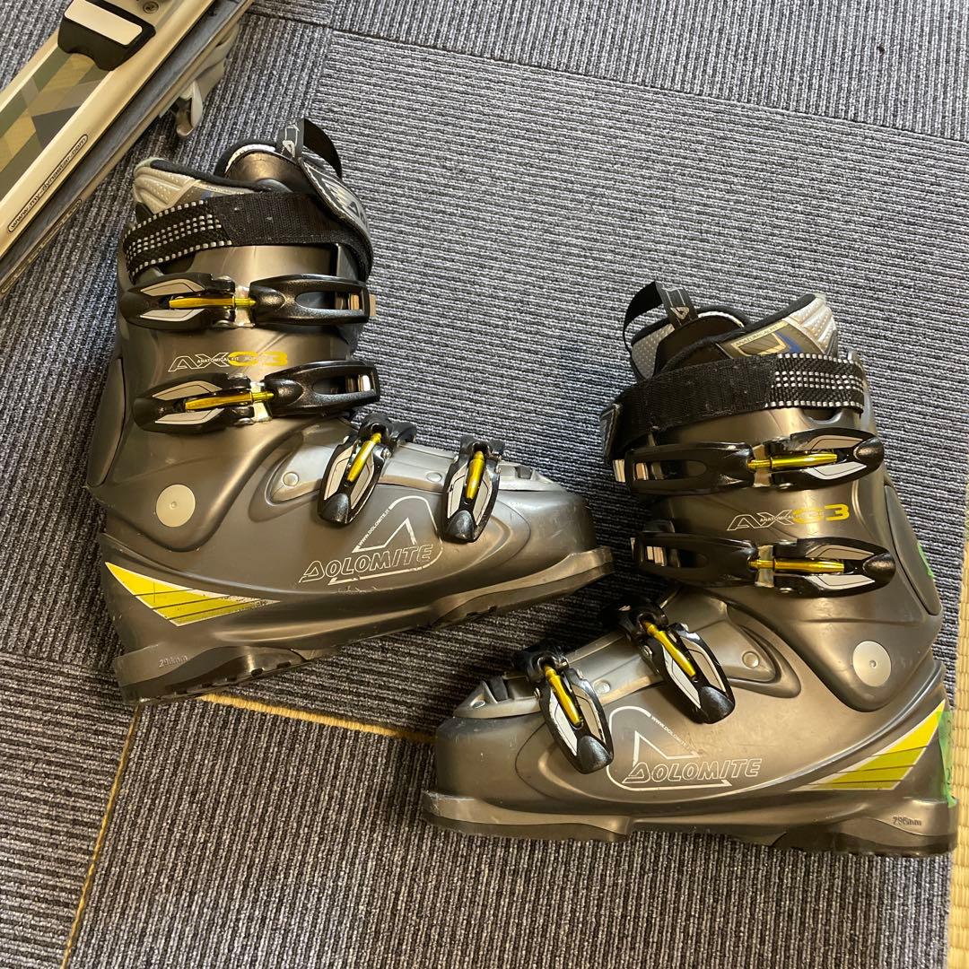 スキー板154センチ　スキーブーツ25-25.5 スキーセット　スキー板155