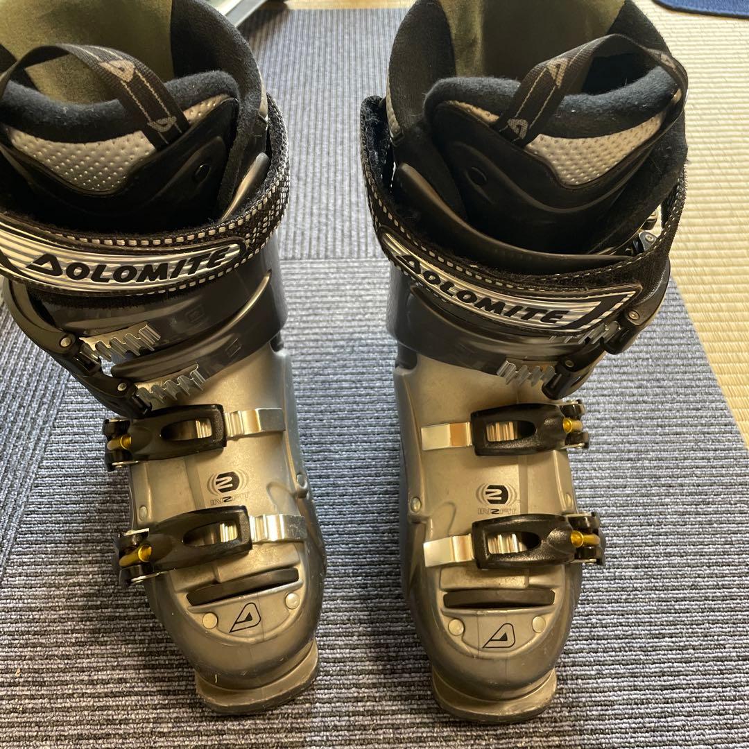 スキー板154センチ　スキーブーツ25-25.5 スキーセット　スキー板155