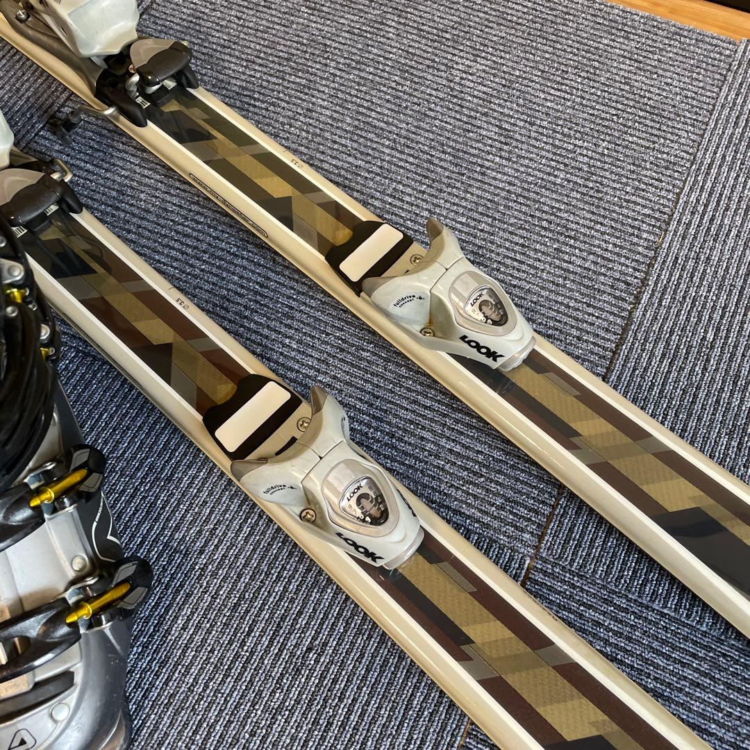 スキー板154センチ　スキーブーツ25-25.5 スキーセット　スキー板155