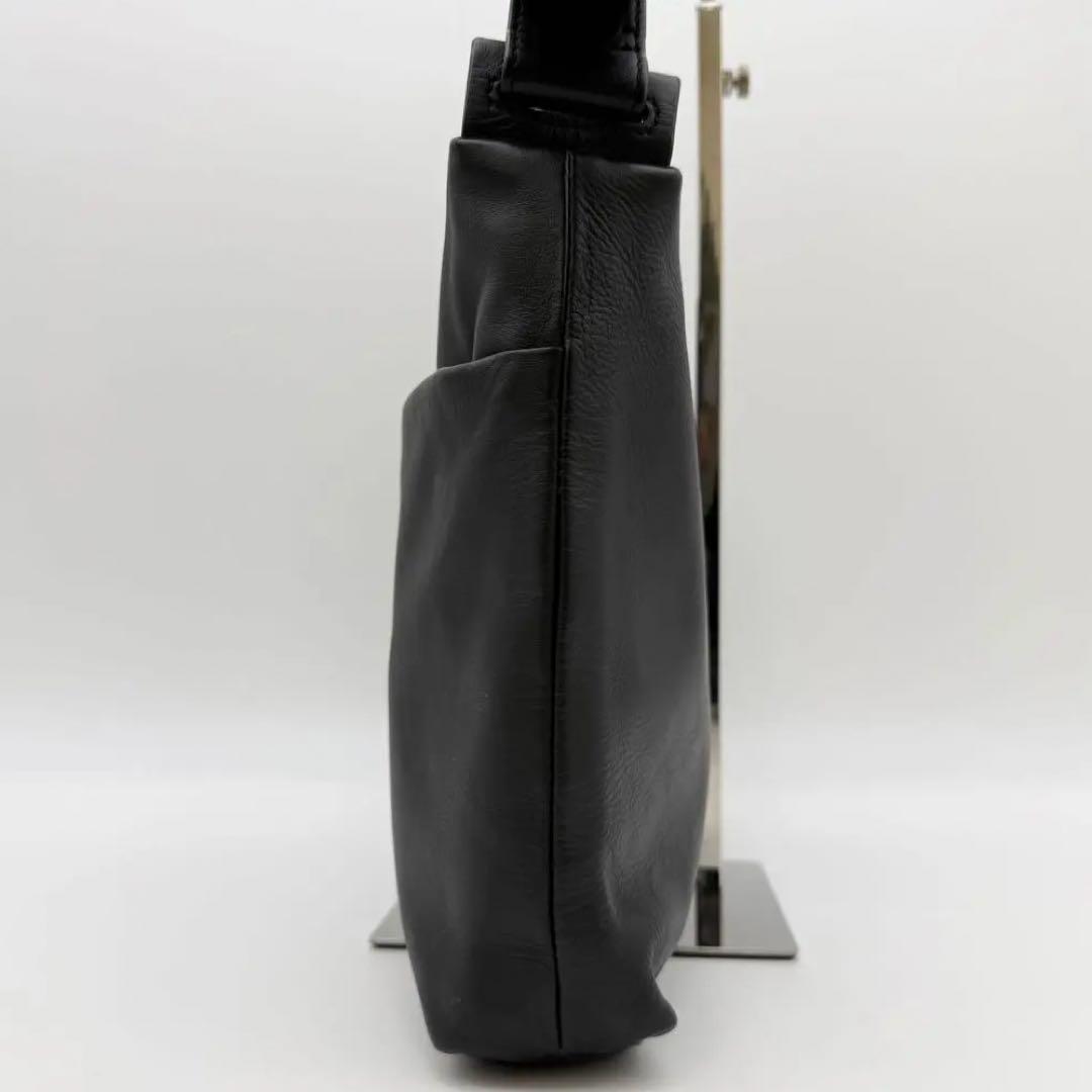 【極美品】ear PAPILLONNER 2WAYレザーショルダーバッグブラック