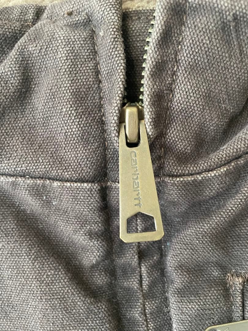 カーハート Carhartt ダックベスト ダークブラウン L