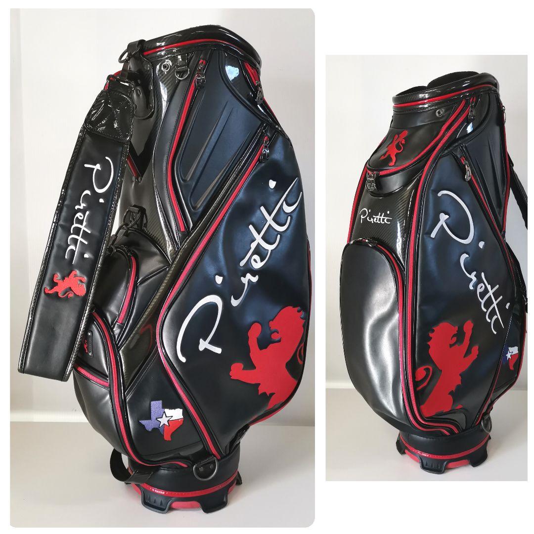 Piretti ピレッティキャディバッグ ゴルフバッグ 9型 ブラック