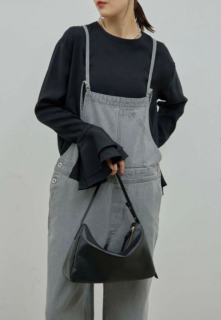 【美品】GALLARDAGALANTE グレー デニム サロペット