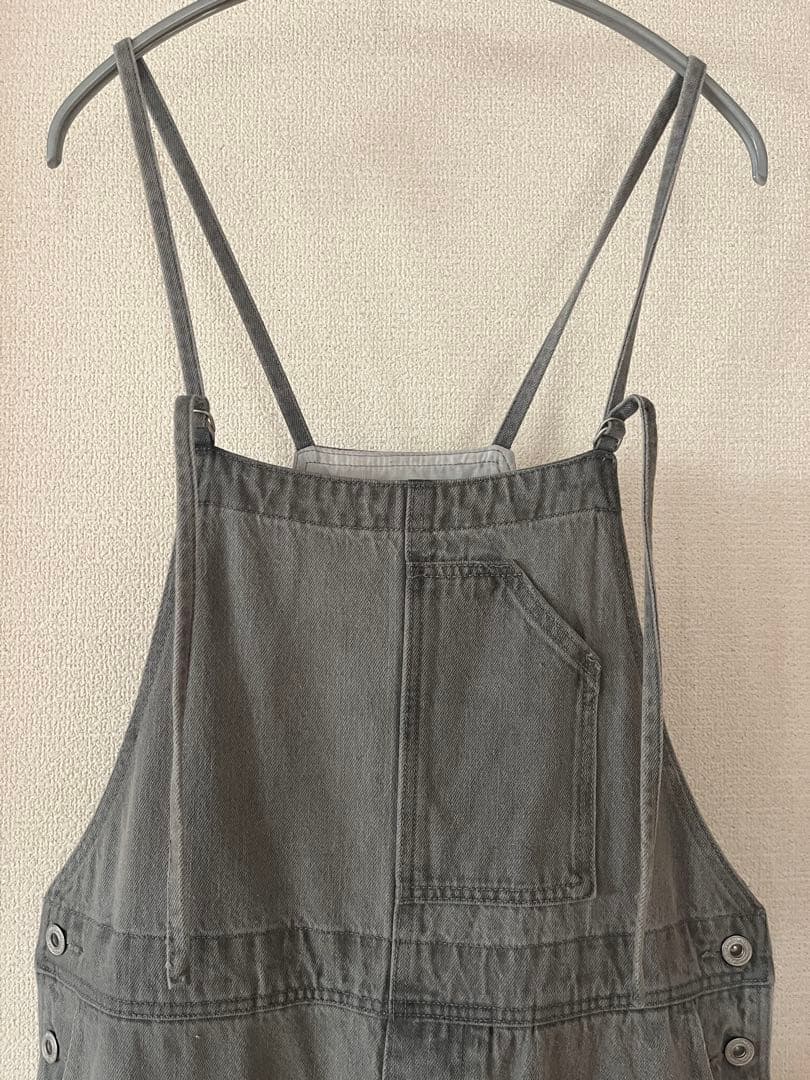 【美品】GALLARDAGALANTE グレー デニム サロペット