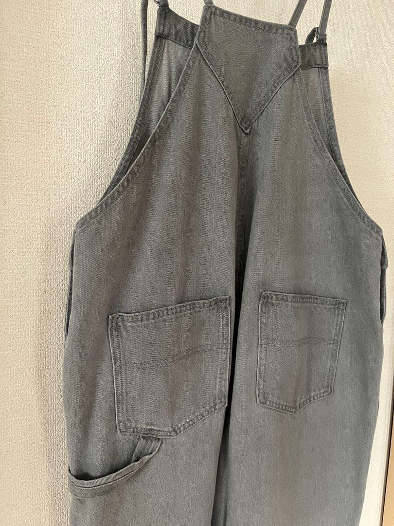 【美品】GALLARDAGALANTE グレー デニム サロペット