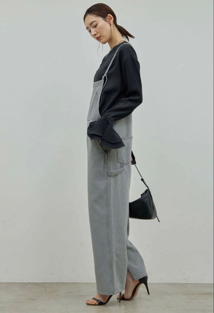 【美品】GALLARDAGALANTE グレー デニム サロペット