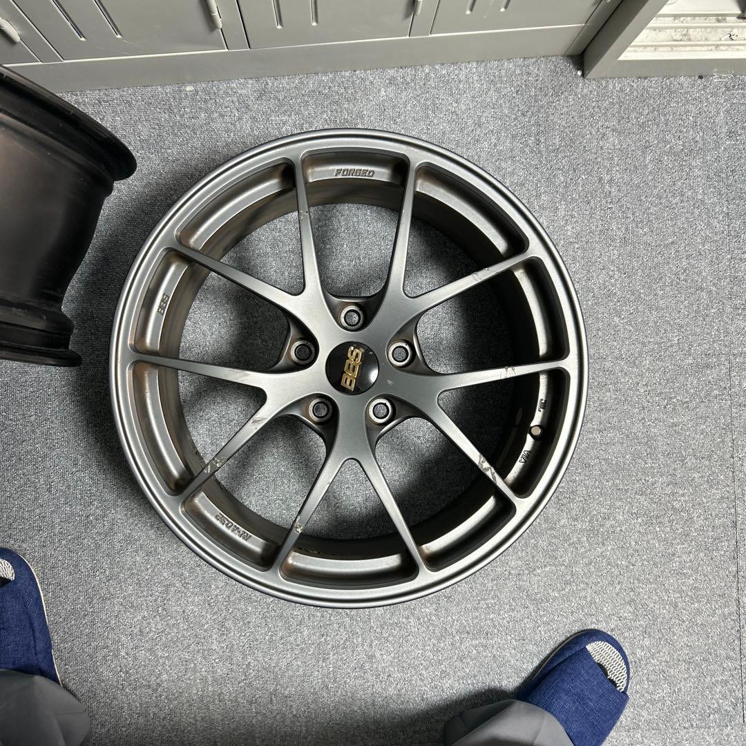 BBS 18インチ ダイヤモンドグレー 10本スポークホイール