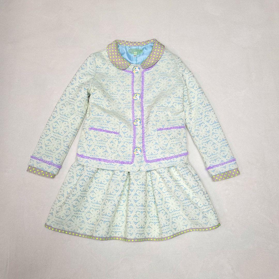 【fafa フェフェ】フォーマルセットアップ　ワンピース&ジャケット 120