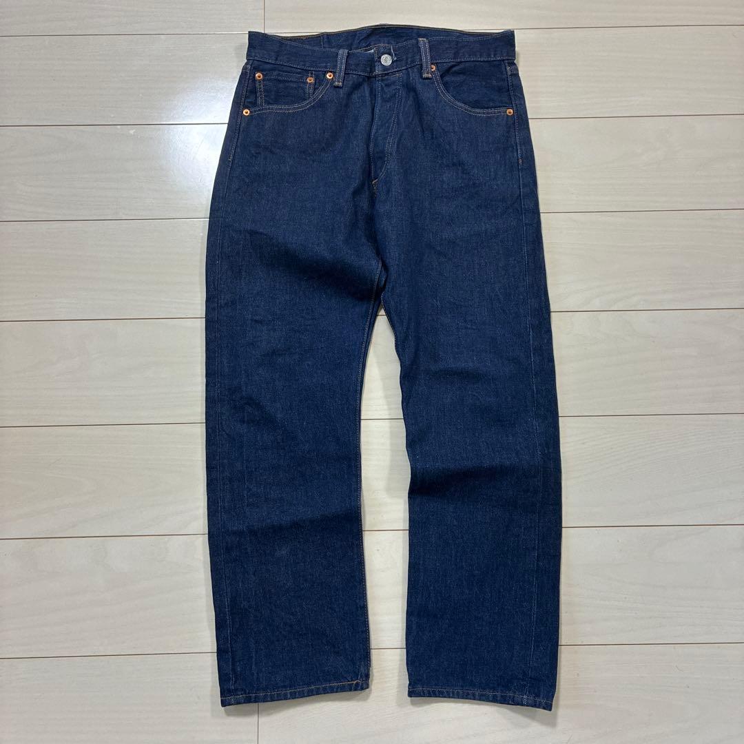 リーバイス 濃紺デニムセットアップ トラッカージャケット 501 W33 L30