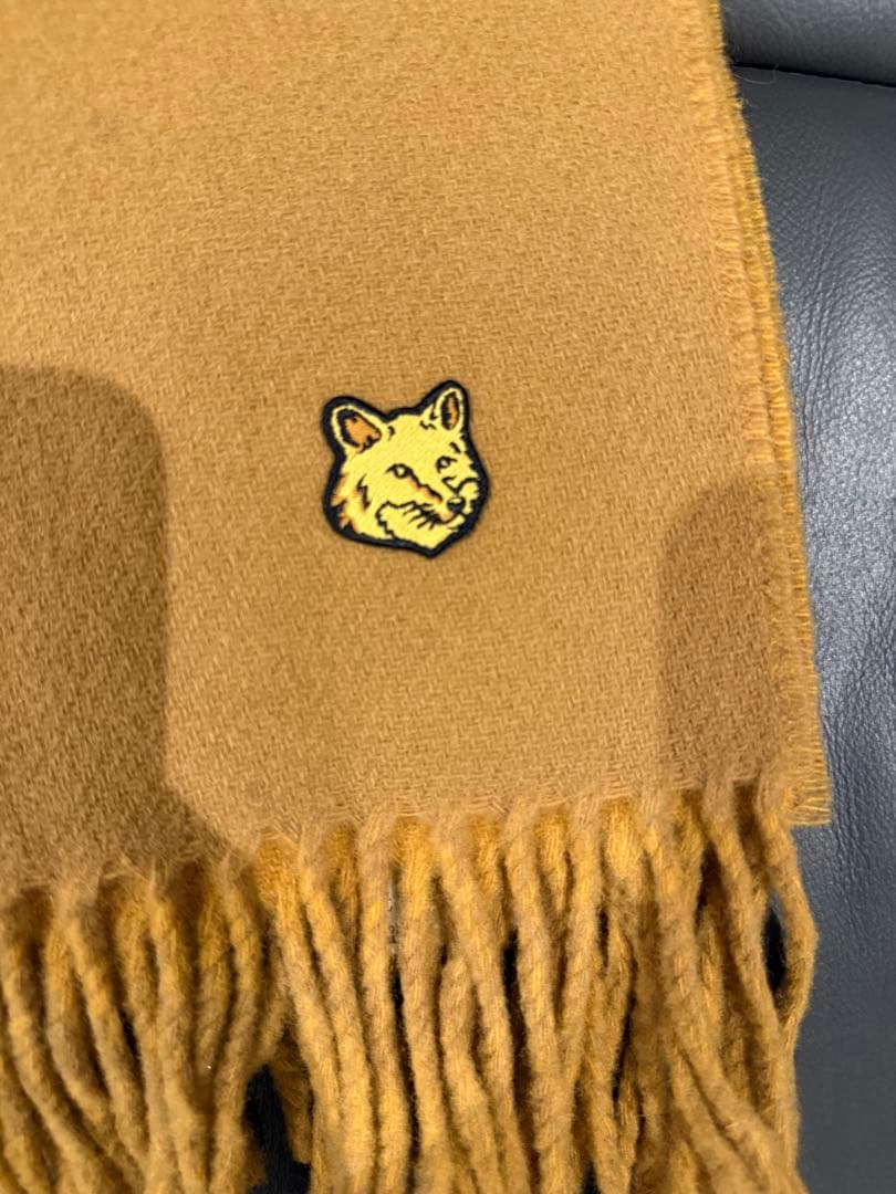 【新品正規品】最安値！MAISON KITSUNE メゾンキツネ　ウールマフラー