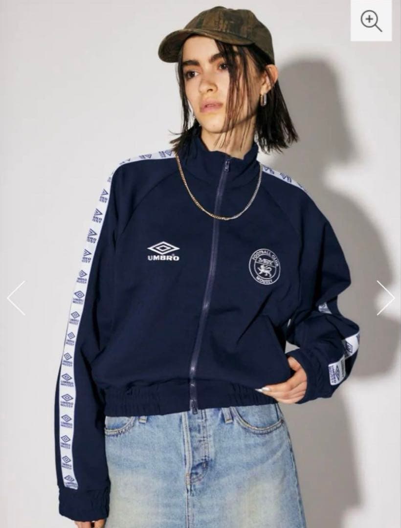 moussy umbro トラックジャケット ネイビー