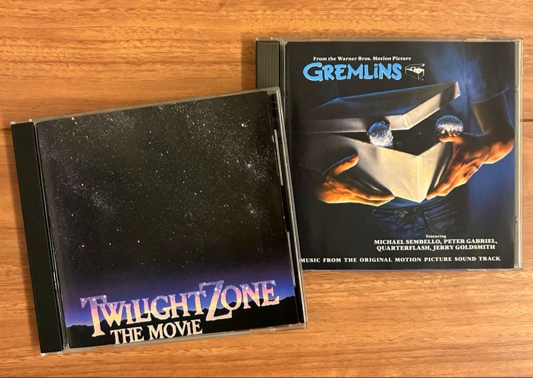 美品『トワイライトゾーン/超次元の体験』『グレムリン』サントラ盤 CD2枚セット