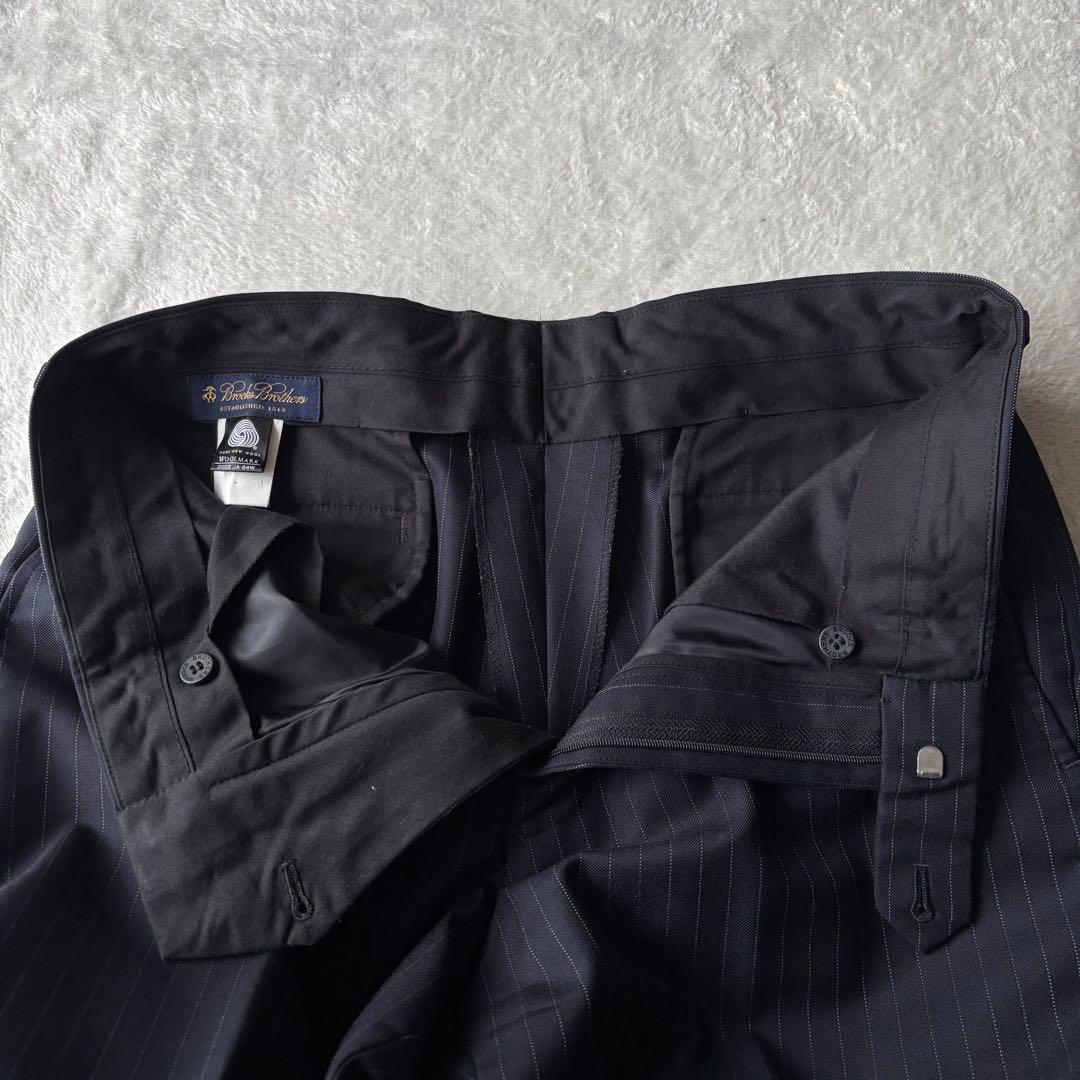 ✨️美品✨️ ブルックスブラザーズ スーツ ストライプ ネイビー Lサイズ 紺色