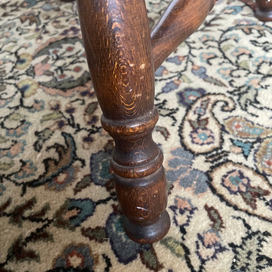 ④飛騨産業　キツツキマーク　ウィンザーアームチェア　アンティーク　ヴィンテージ