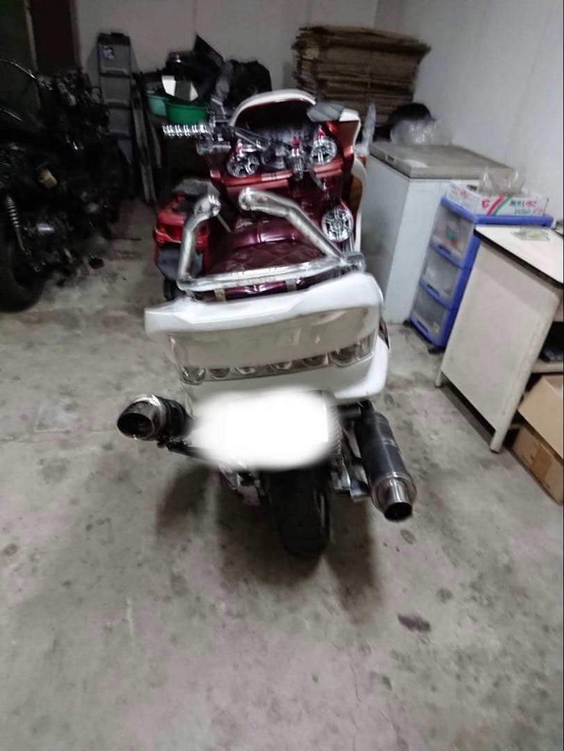 マジェスティC かち上げエアクリーナー