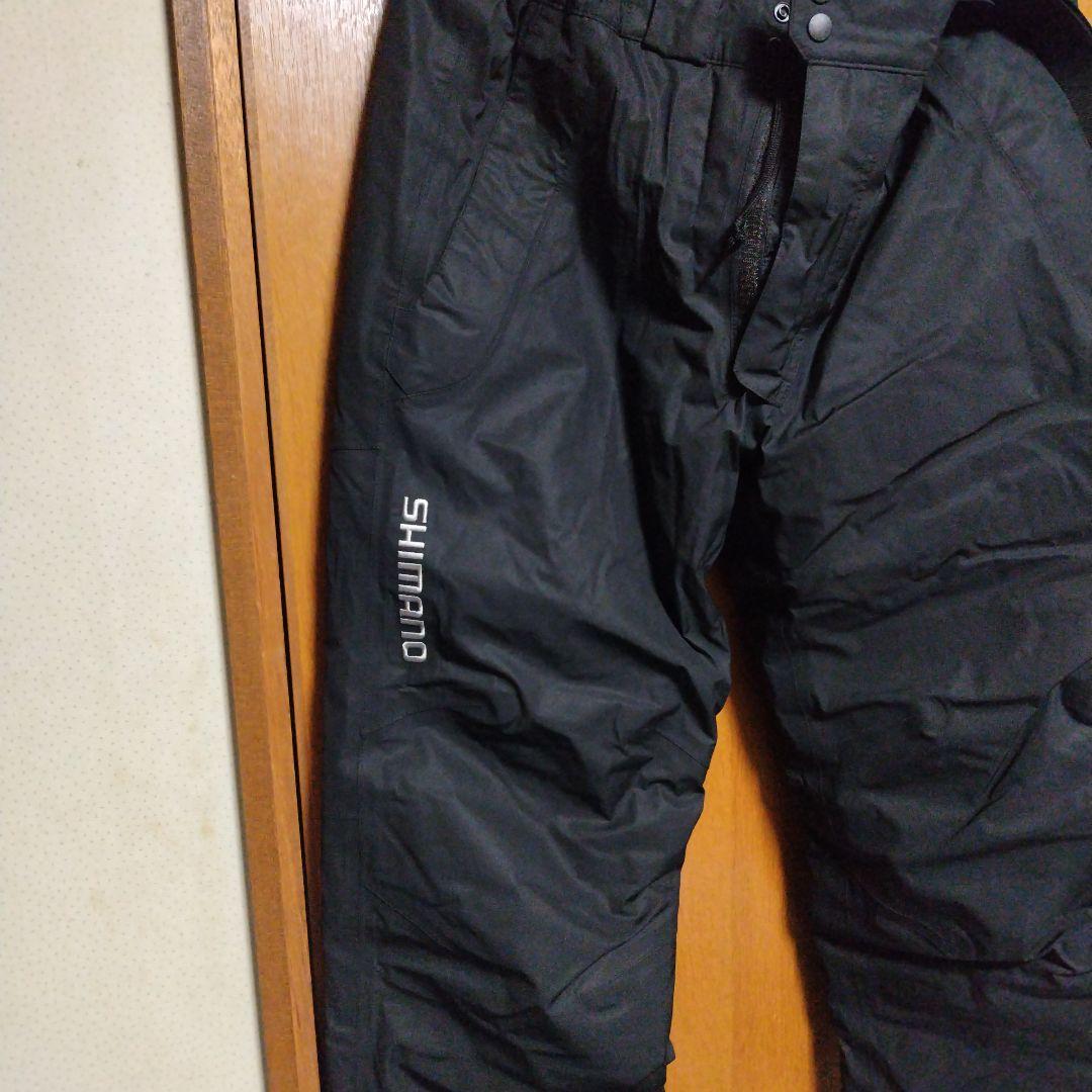 シマノ NEXUS フィッシング ウインタースーツ 上下 色 ブラック サイズL