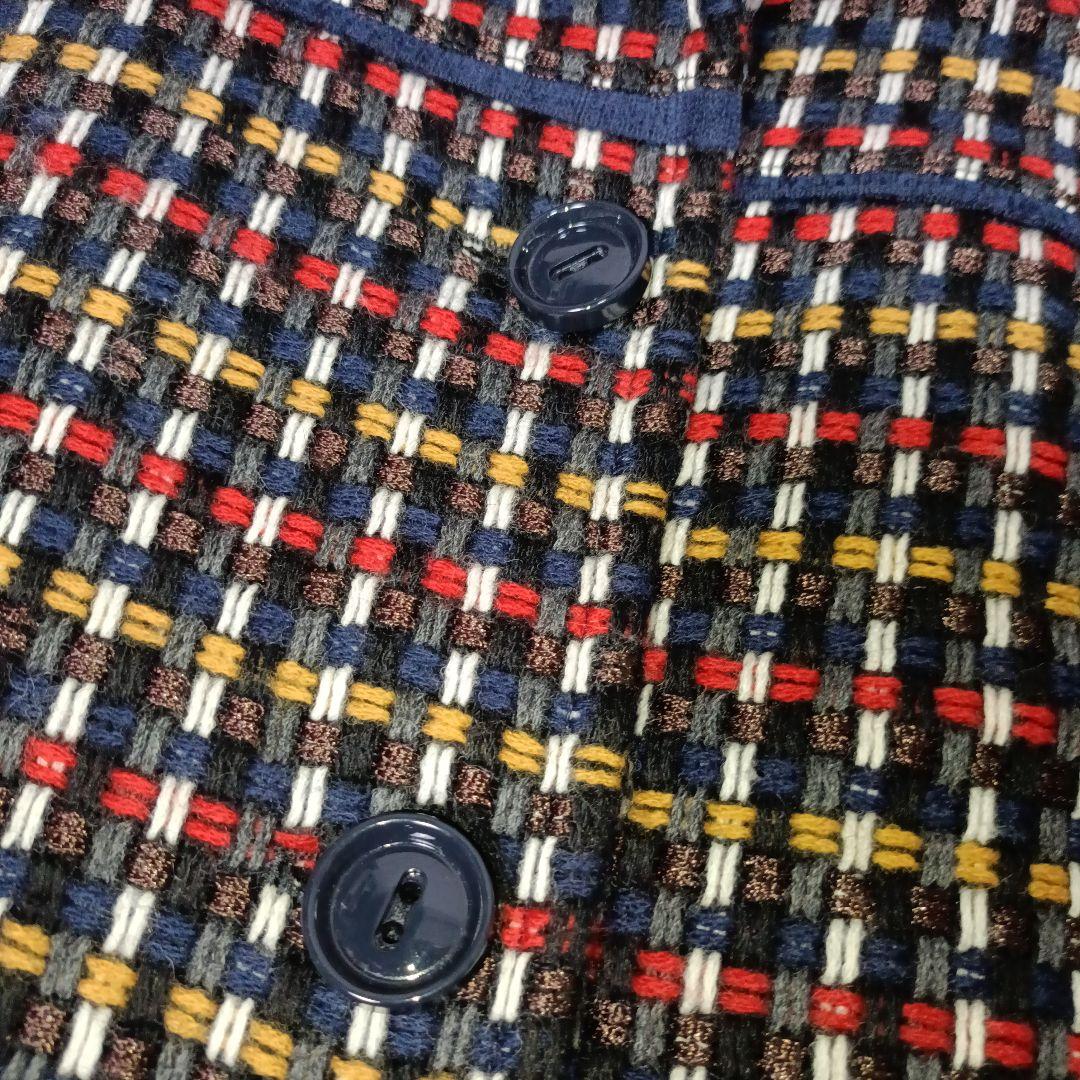 美品■MAX＆Co モヘヤ・アルパカ混 ウール ロングコート　ツイード