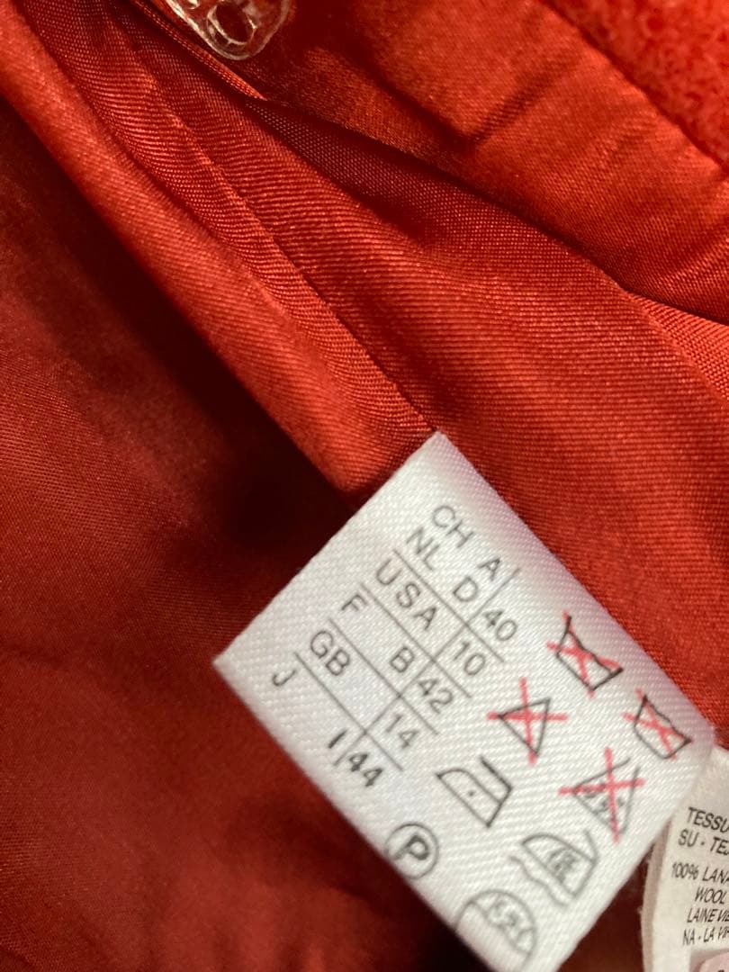 MaxMara チェスターコート　オレンジ