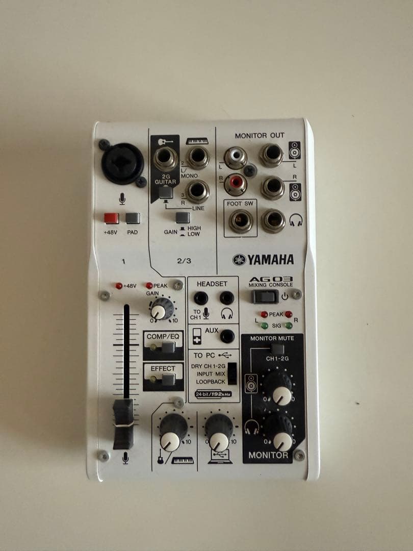 DTM・DAW Yamaha ag03