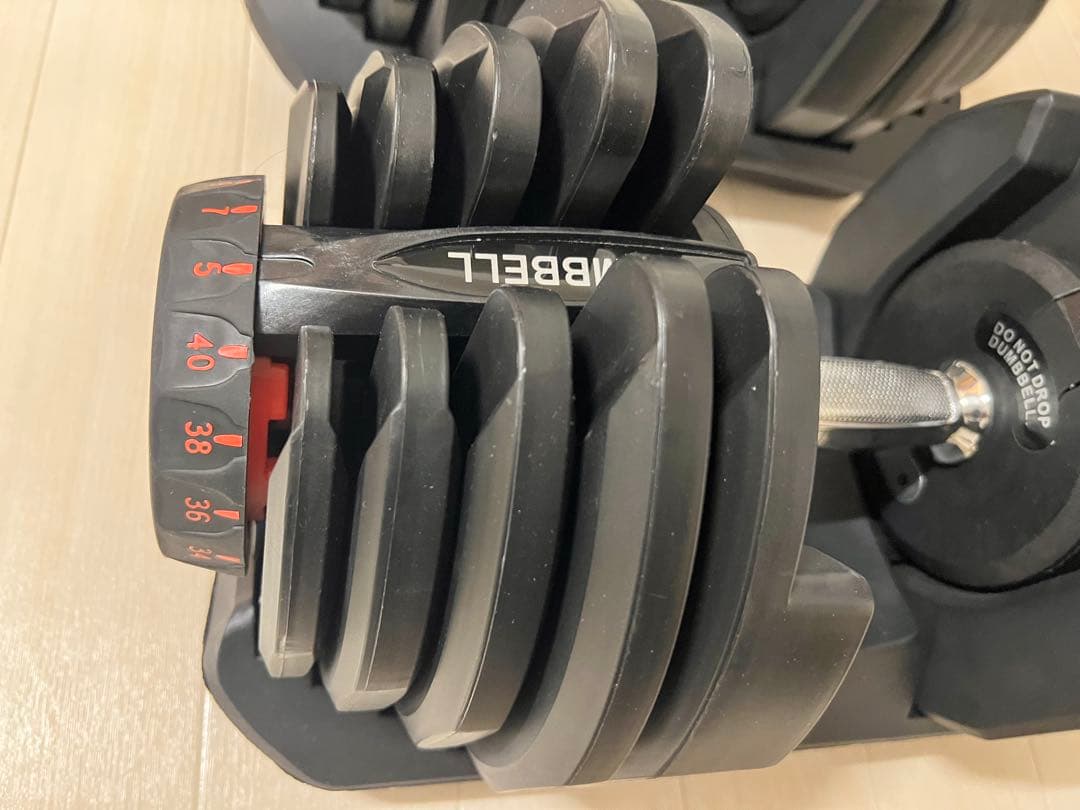 可変式ダンベル2個　80Kｇ！