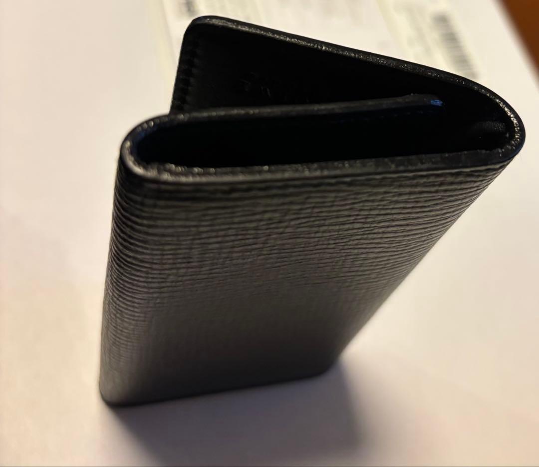 LOEWE ロエベ小物アナグラム6連キーケース カーフスキンブラックゴールド金具