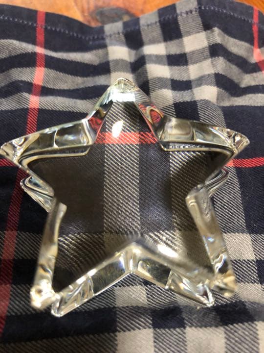 石島バカラのスター型置物