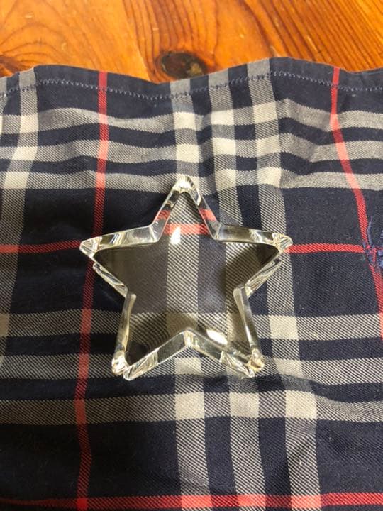 石島バカラのスター型置物