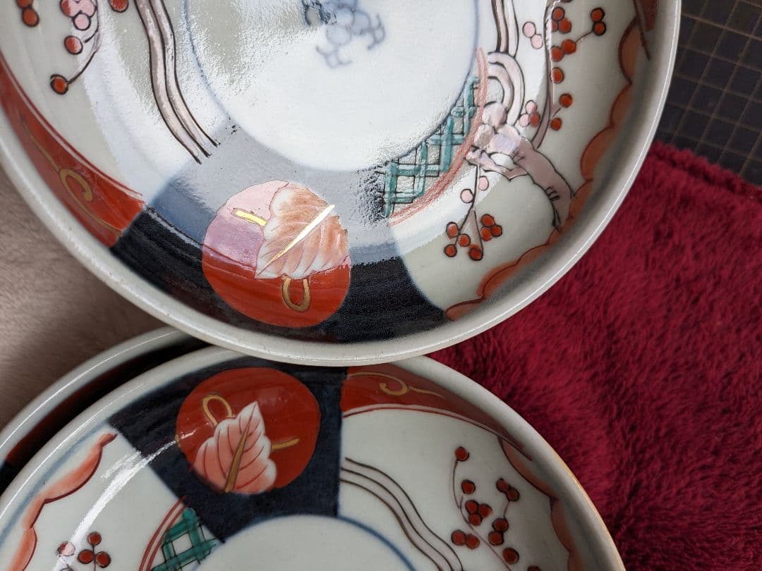 有田焼　文三窯　豆皿10枚