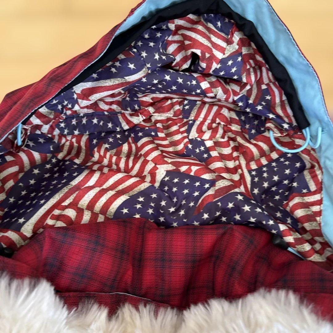 スノーボードウェア 赤と黒 チェック柄 Xnix