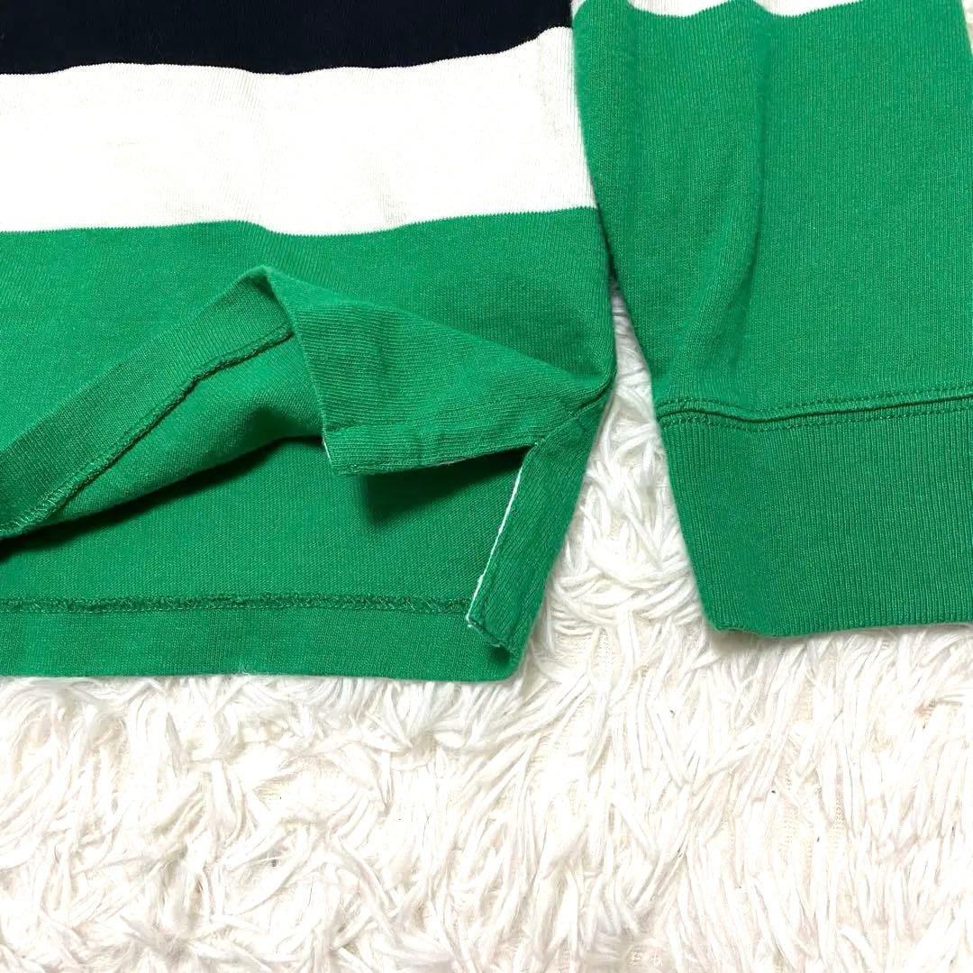 【美品】 現行 ポロラルフローレン ラグビーシャツ　マルチカラー 刺繍　ポニー