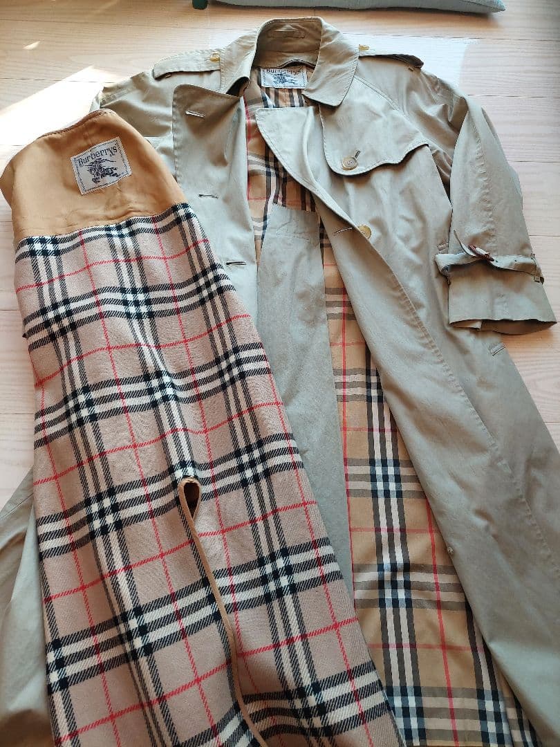バーバリー▪︎トレンチコート▪︎取り外し可のウールライナー付き