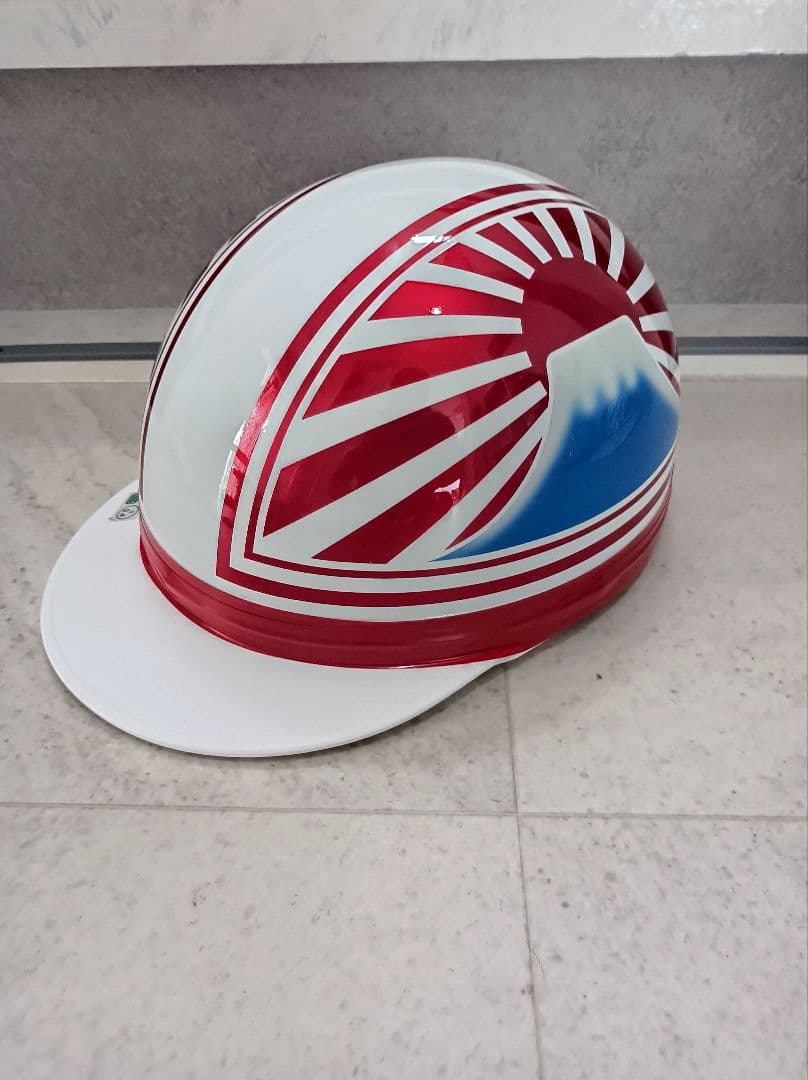 カスタムコルク半　白✘Candyレッド富士日章