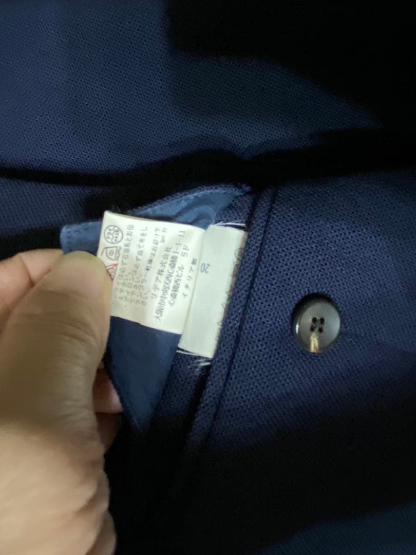 LARDINI ネイビー テーラードジャケット