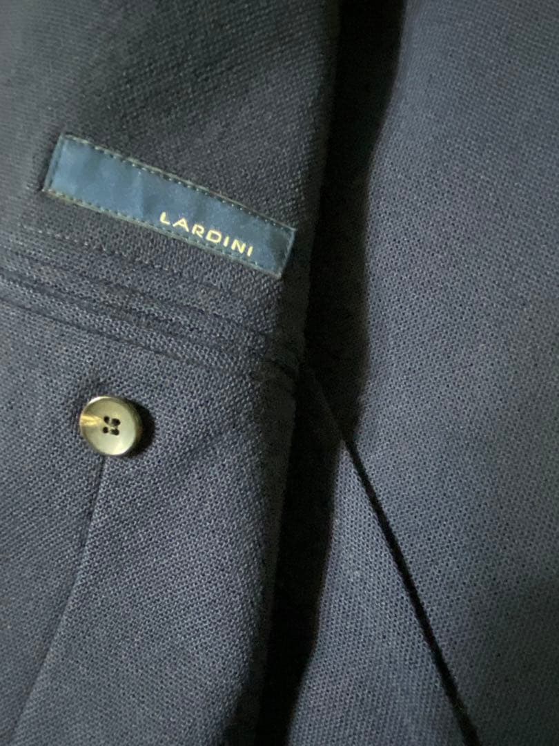 LARDINI ネイビー テーラードジャケット