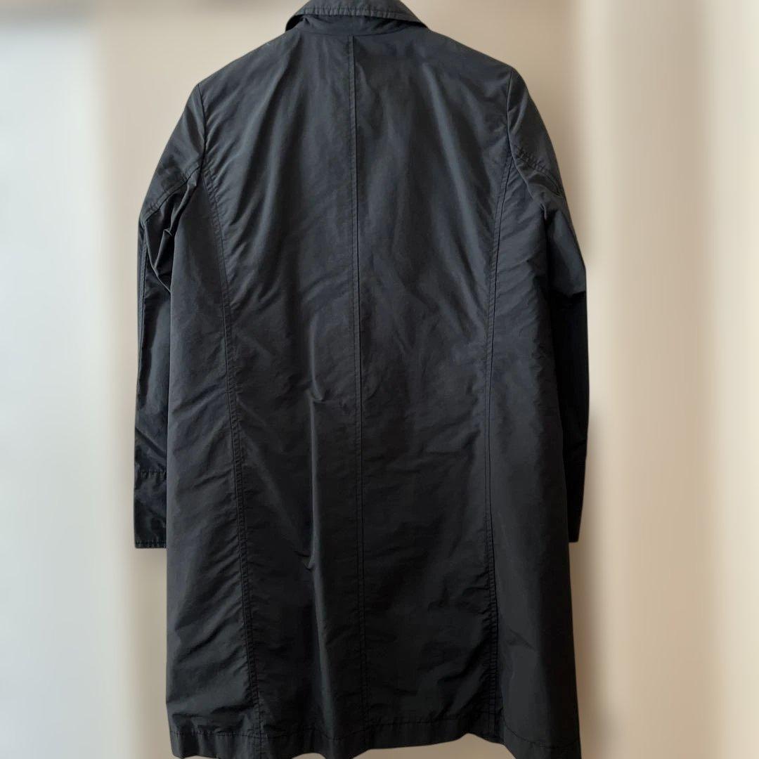 MHL×ライナーダウンハーフコート×墨黒×サイズL×クリーニング撥水加工加工付き