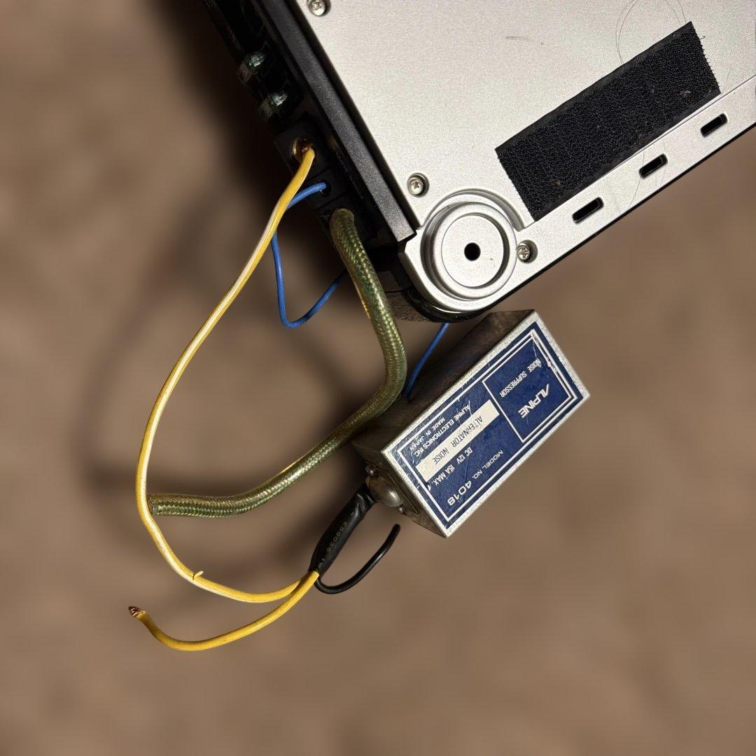 ALPINE 100w×4chパワーアンプPDX-4.100☆接続カプラー4ヶ付